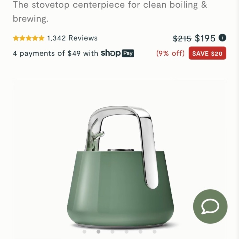 Caraway Non-toxic 2 QT Whistling Tea Kettle